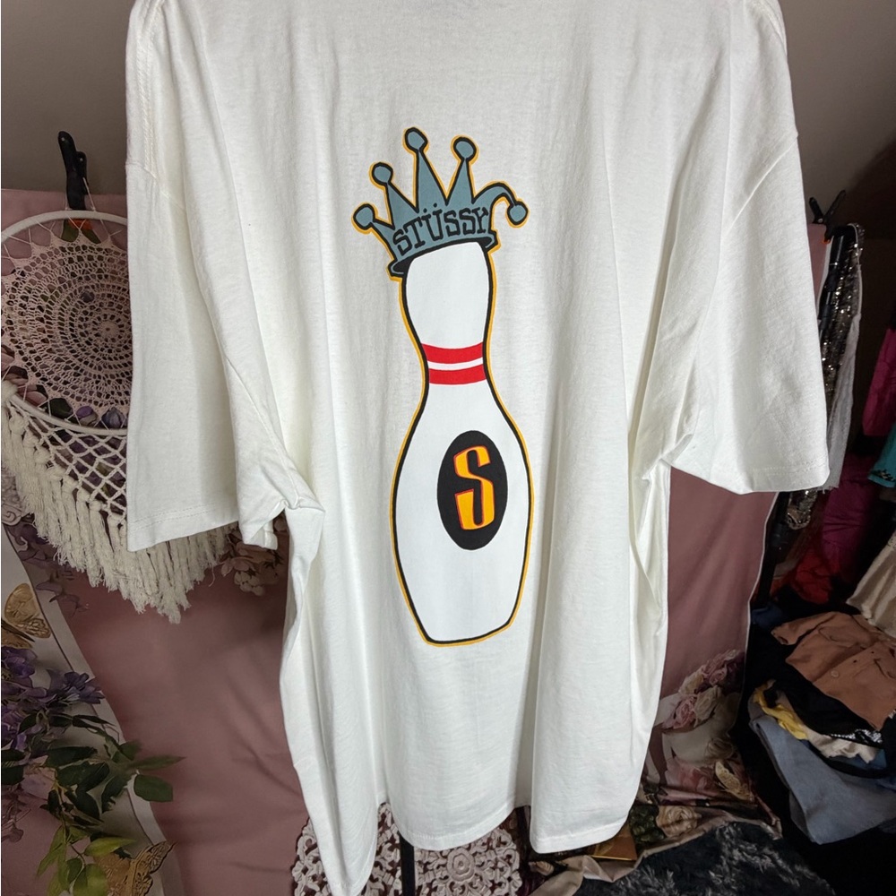 Stussy Men's King Pin T-Shirt NWOT Size XL - Picture 5 of 7